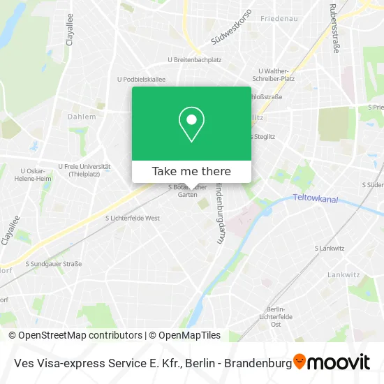 Карта Ves Visa-express Service E. Kfr.