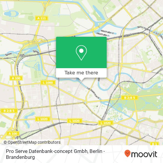 Pro Serve Datenbank-concept Gmbh map
