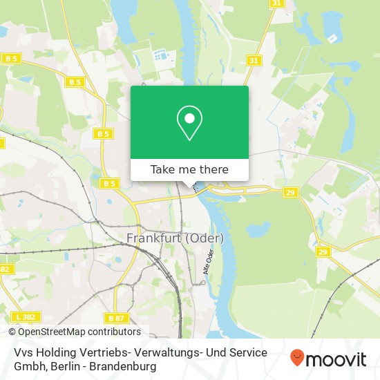 Карта Vvs Holding Vertriebs- Verwaltungs- Und Service Gmbh