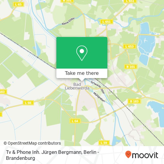 Карта Tv & Phone Inh. Jürgen Bergmann