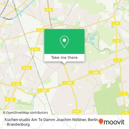 Küchen-studio Am Te Damm Joachim Nöldner map