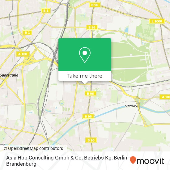 Asia Hbb Consulting Gmbh & Co. Betriebs Kg map