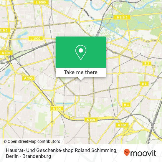 Карта Hausrat- Und Geschenke-shop Roland Schimming