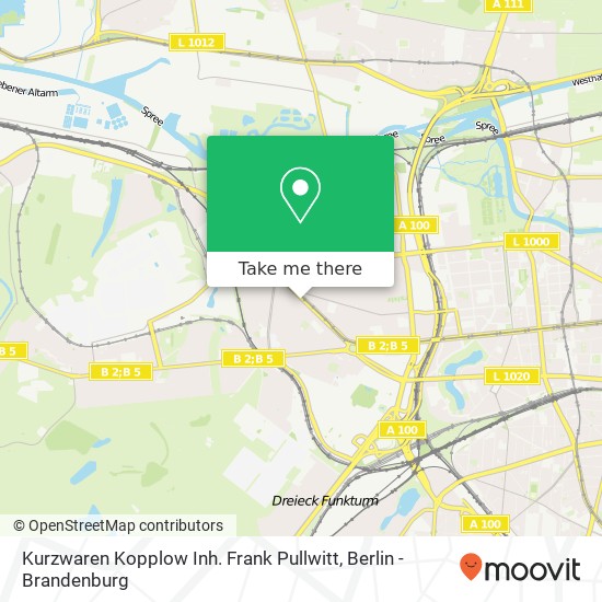 Карта Kurzwaren Kopplow Inh. Frank Pullwitt
