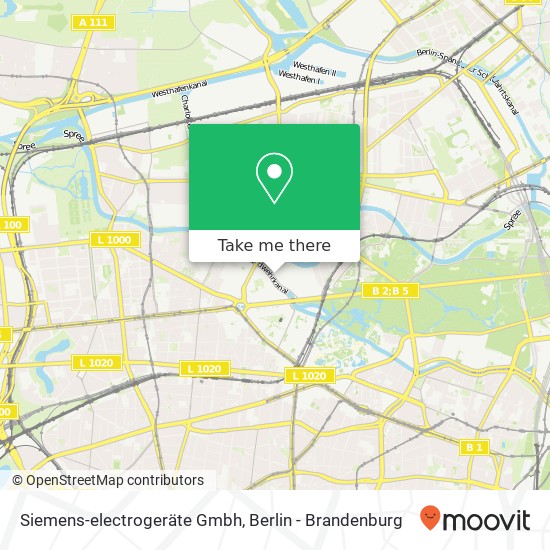 Siemens-electrogeräte Gmbh map