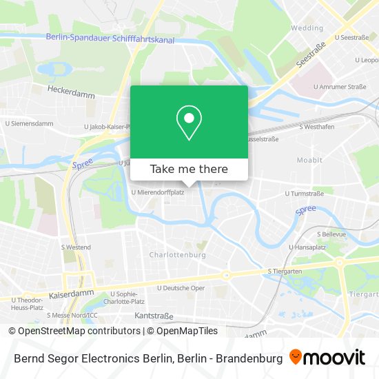 Bernd Segor Electronics Berlin map