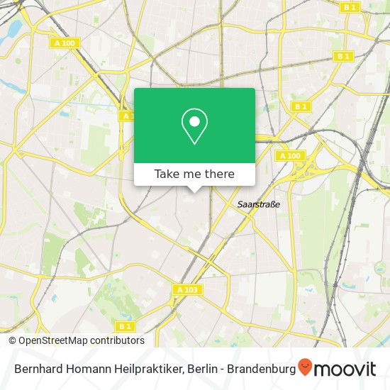 Bernhard Homann Heilpraktiker map