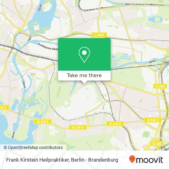 Frank Kirstein Heilpraktiker map