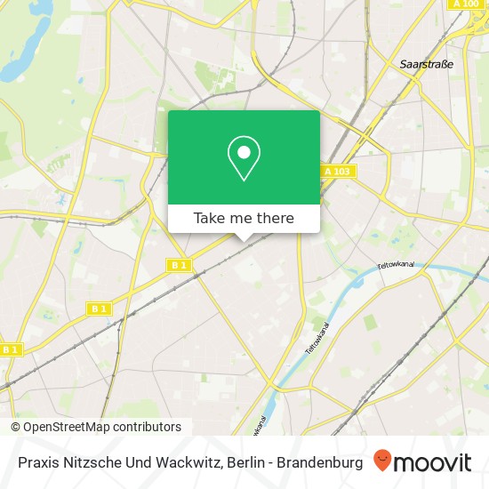 Praxis Nitzsche Und Wackwitz map