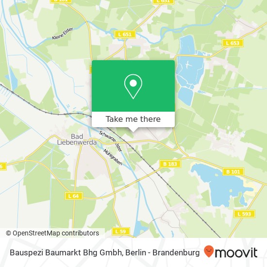 Bauspezi Baumarkt Bhg Gmbh map