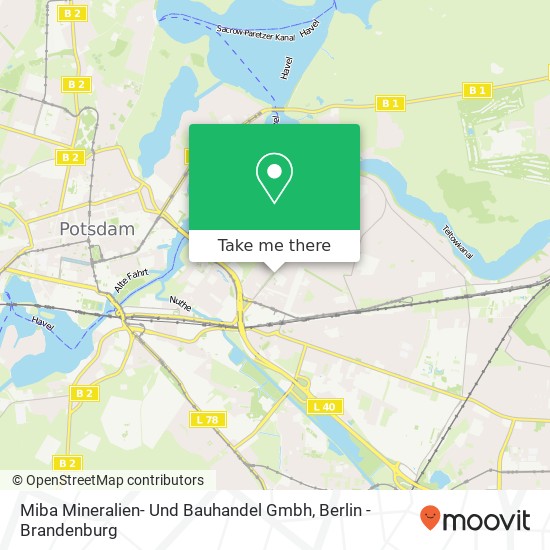 Карта Miba Mineralien- Und Bauhandel Gmbh
