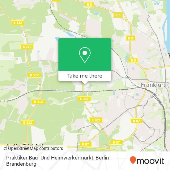 Praktiker Bau- Und Heimwerkermarkt map