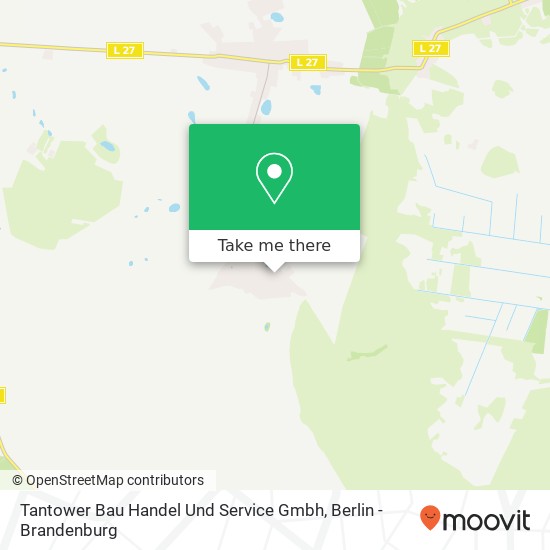 Tantower Bau Handel Und Service Gmbh map