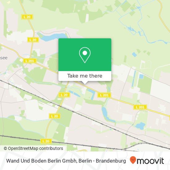 Карта Wand Und Boden Berlin Gmbh