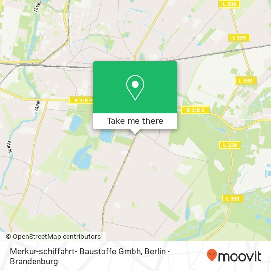 Merkur-schiffahrt- Baustoffe Gmbh map