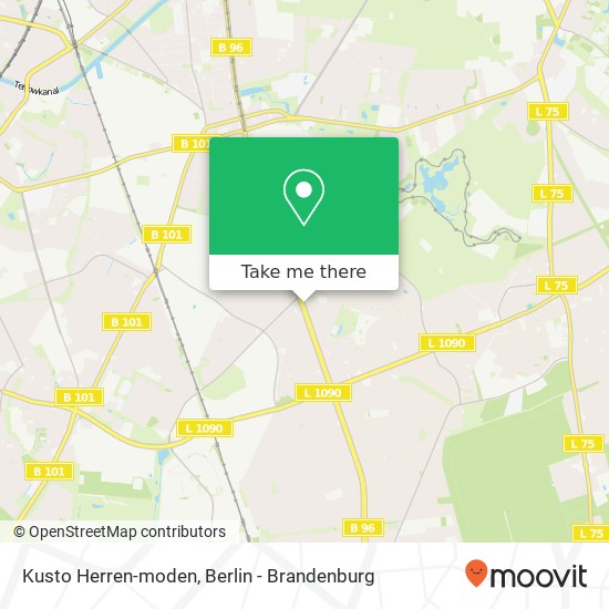 Kusto Herren-moden map