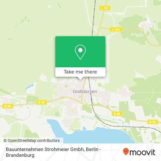 Bauunternehmen Strohmeier Gmbh map