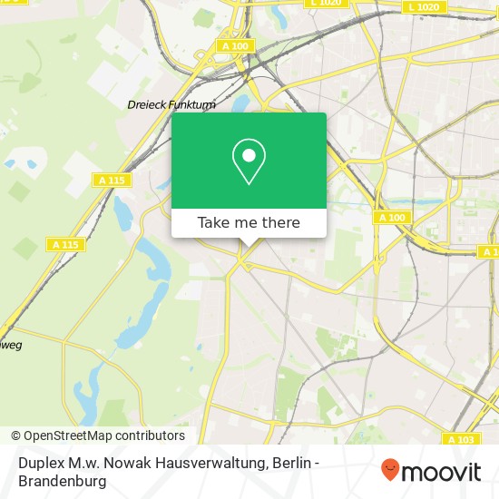 Duplex M.w. Nowak Hausverwaltung map