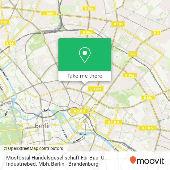 Mostostal Handelsgesellschaft Für Bau- U. Industriebed. Mbh map