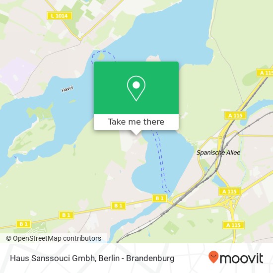 Haus Sanssouci Gmbh map