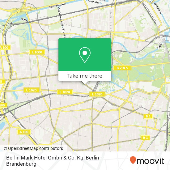 Berlin Mark Hotel Gmbh & Co. Kg map