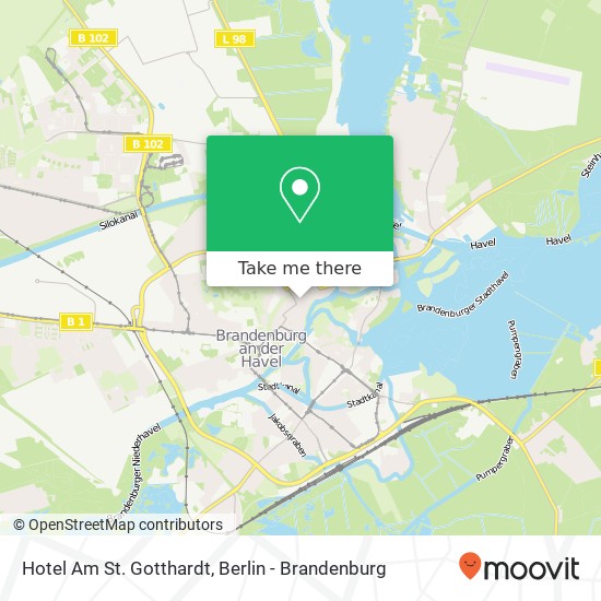 Hotel Am St. Gotthardt map