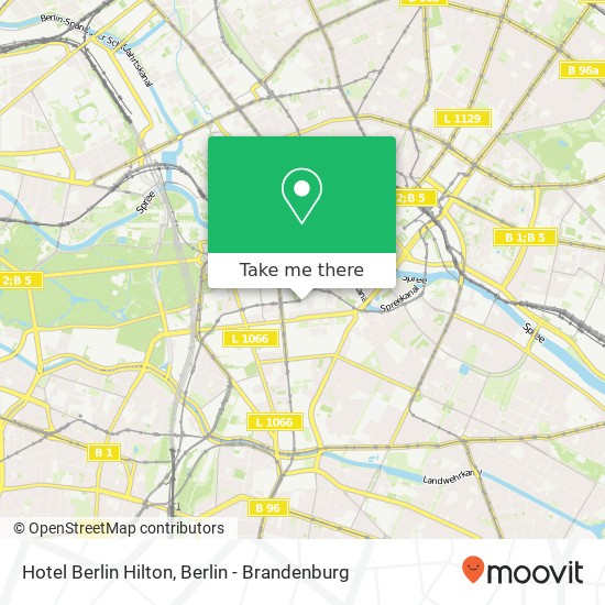 Карта Hotel Berlin Hilton