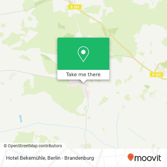 Hotel Bekemühle map