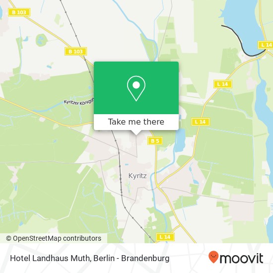 Карта Hotel Landhaus Muth