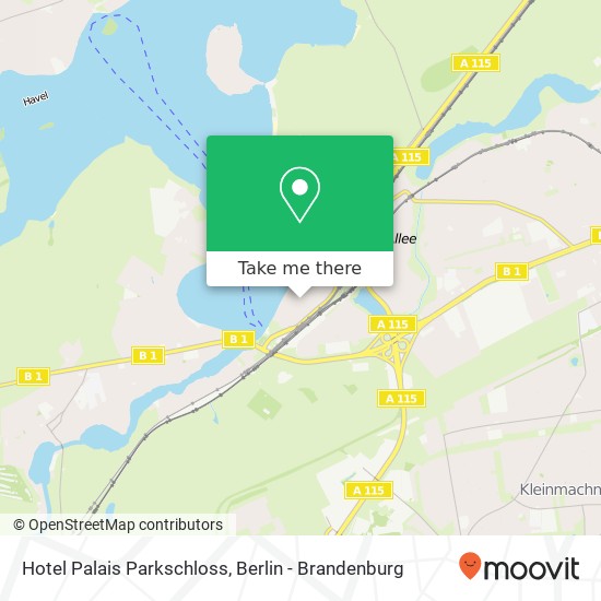 Hotel Palais Parkschloss map