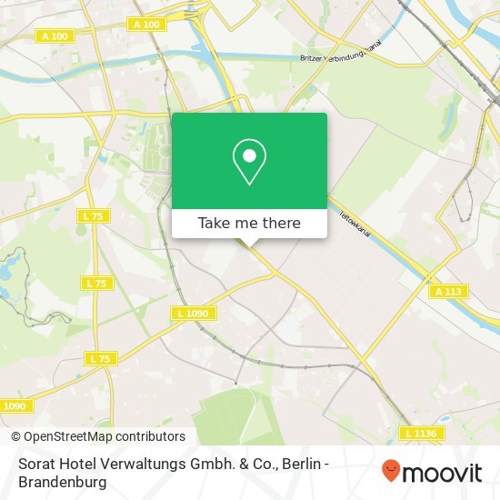 Карта Sorat Hotel Verwaltungs Gmbh. & Co.