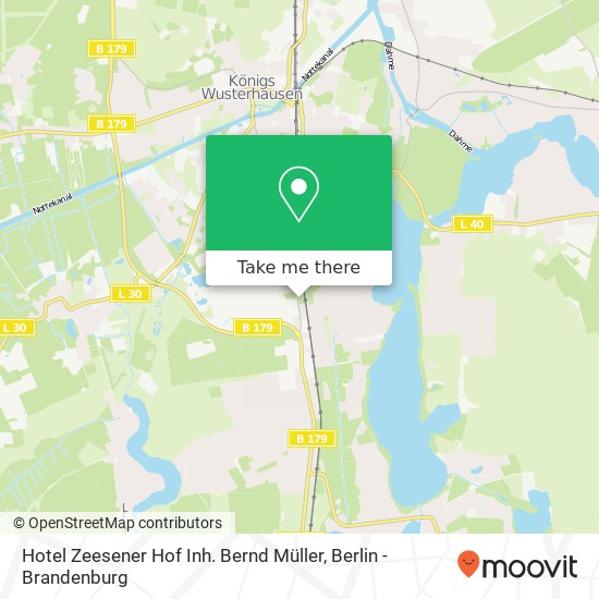 Hotel Zeesener Hof Inh. Bernd Müller map