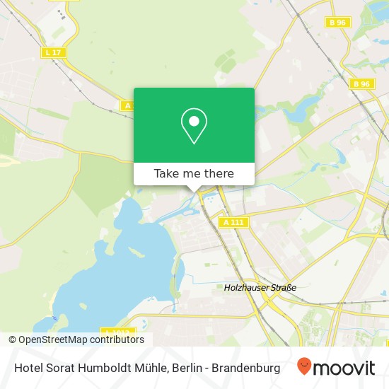 Hotel Sorat Humboldt Mühle map