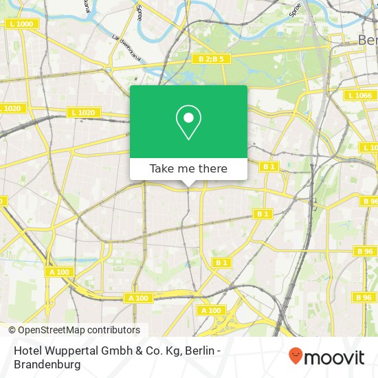 Hotel Wuppertal Gmbh & Co. Kg map