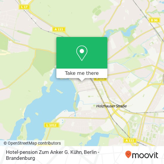 Карта Hotel-pension Zum Anker G. Kühn