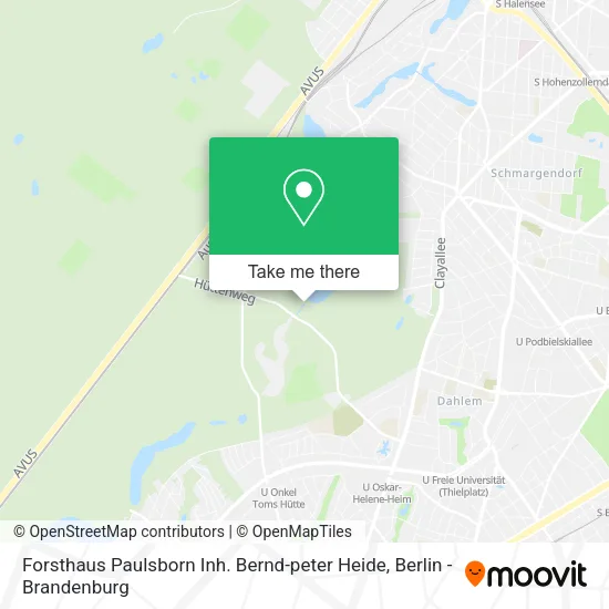 Карта Forsthaus Paulsborn Inh. Bernd-peter Heide