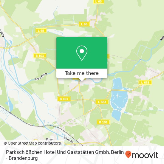 Parkschlößchen Hotel Und Gaststätten Gmbh map