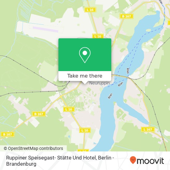 Ruppiner Speisegast- Stätte Und Hotel map