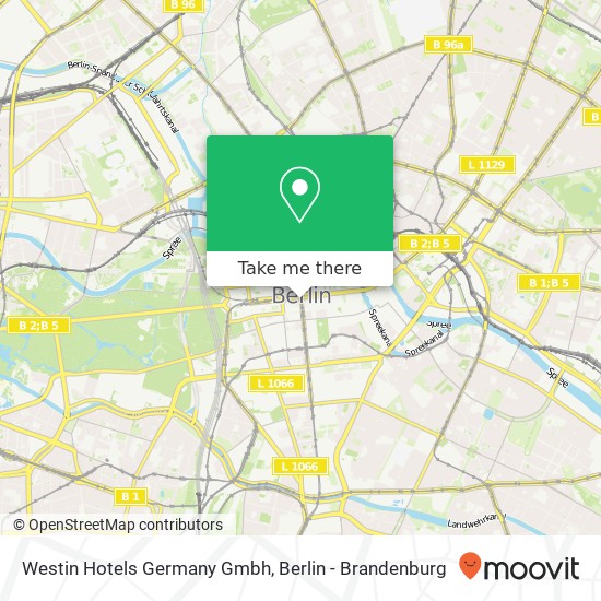 Карта Westin Hotels Germany Gmbh