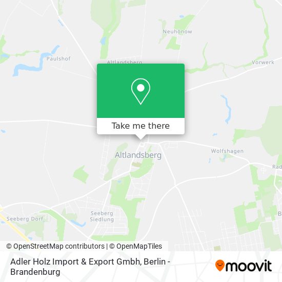 Adler Holz Import & Export Gmbh map