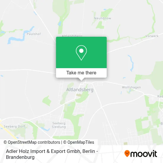 Adler Holz Import & Export Gmbh map