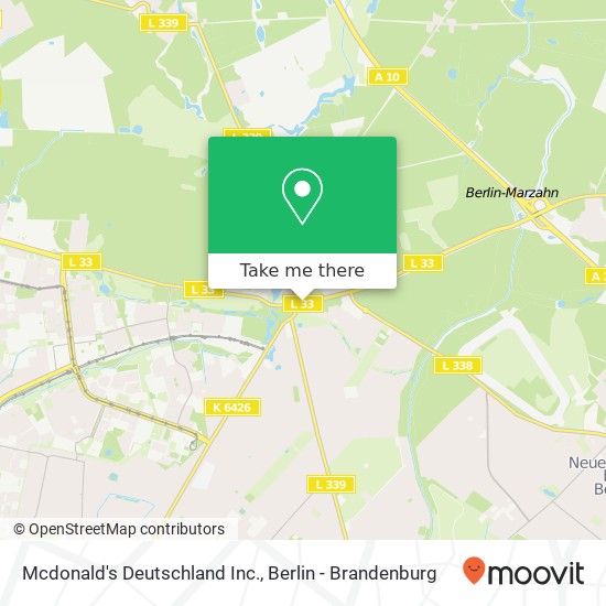 Mcdonald's Deutschland Inc. map