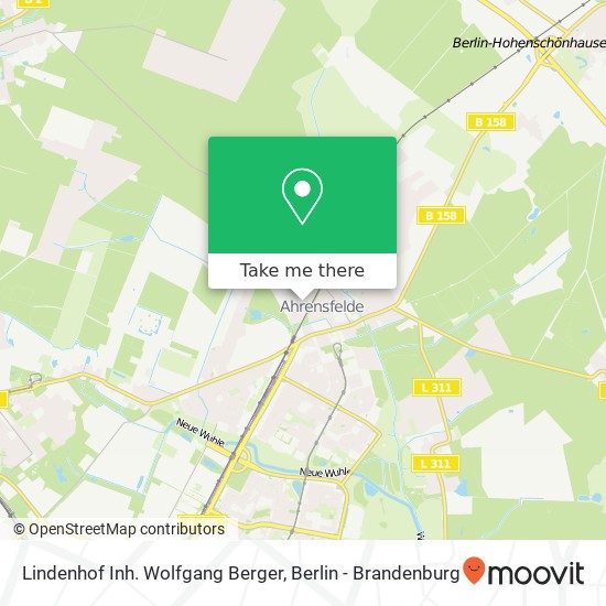 Lindenhof Inh. Wolfgang Berger map