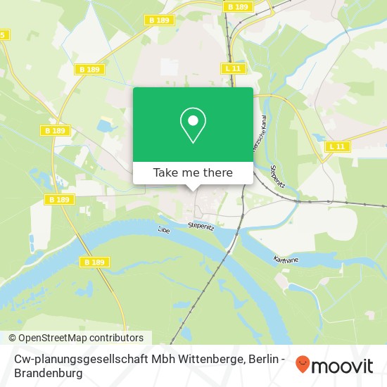 Карта Cw-planungsgesellschaft Mbh Wittenberge