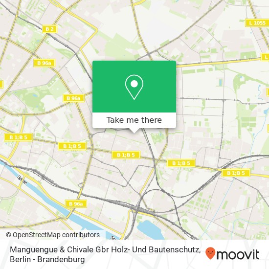 Карта Manguengue & Chivale Gbr Holz- Und Bautenschutz