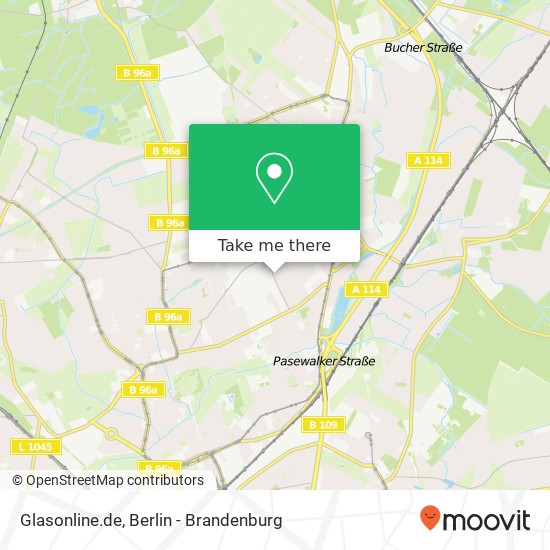 Карта Glasonline.de