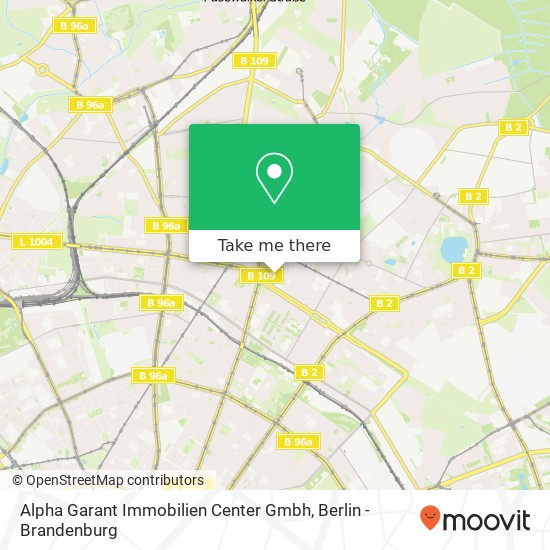 Alpha Garant Immobilien Center Gmbh map