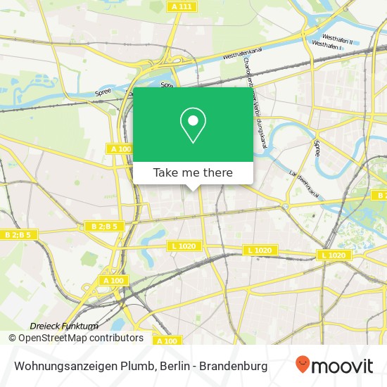 Wohnungsanzeigen Plumb map