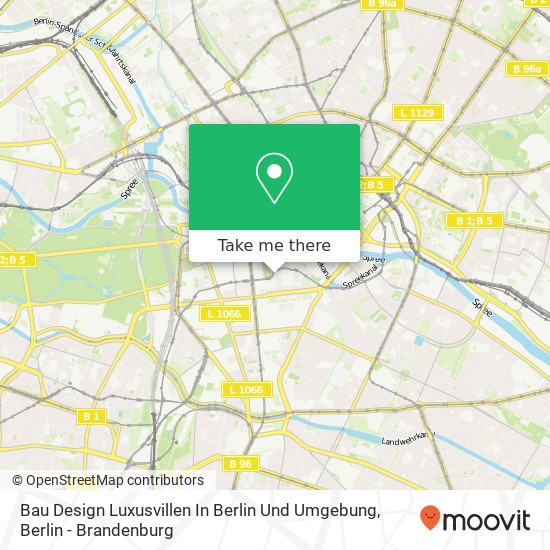 Bau Design Luxusvillen In Berlin Und Umgebung map