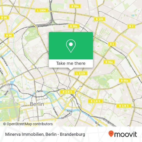 Minerva Immobilien map